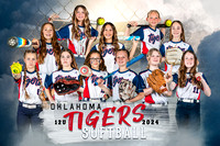 Oklahoma Tigers Softball Team Composite